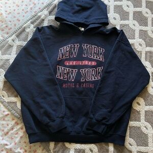 Navy New York Hoodie